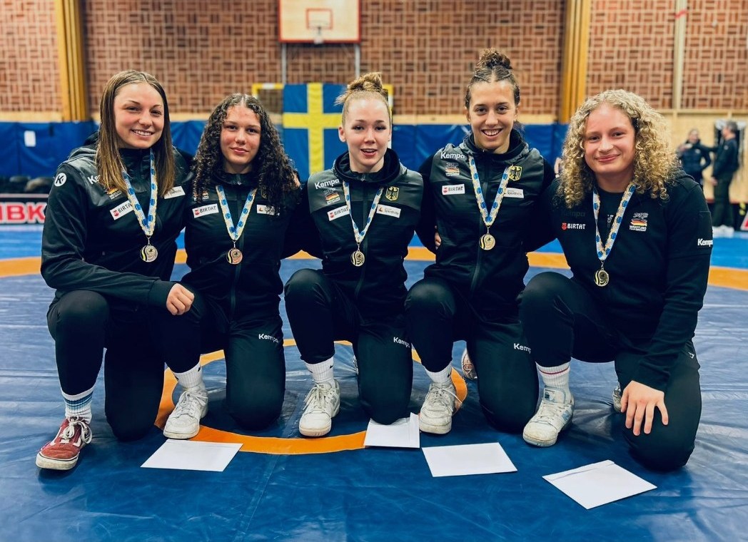 Sächsische Medaillenträgerinnen in Schweden